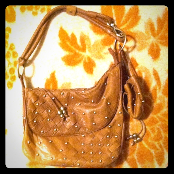 2 in 1 Gorgeous Studded Shoulder/Messenger Bag