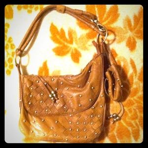 2 in 1 Gorgeous Studded Shoulder/Messenger Bag