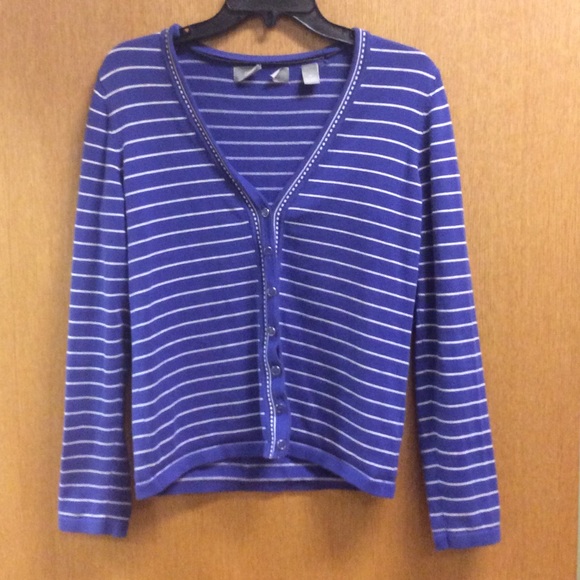 Liz Claiborne royal blue cardigan - Picture 3 of 3