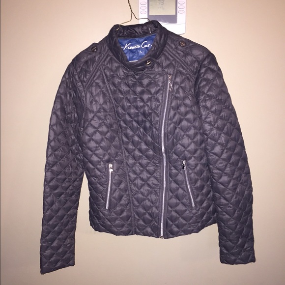 Dark Gray Kenneth Cole Women's Jacket Large