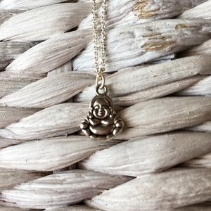 Sale Jewelry Little Buddha Silver Charm Necklace