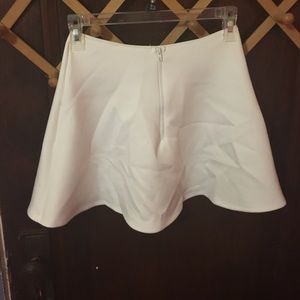 American Apparel White Brigitte Skirt