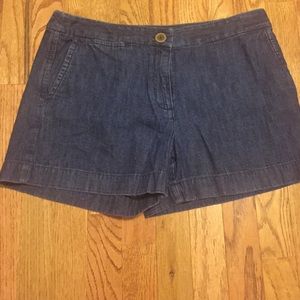 Ann Taylor Loft Dark Jean Shorts