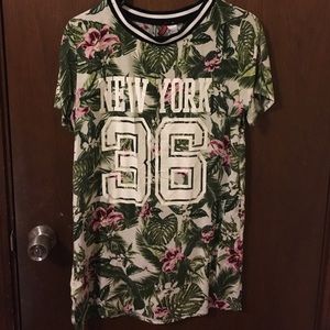 H&M Tropical T-shirt Dress