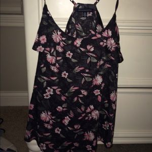 floral American eagle tank
