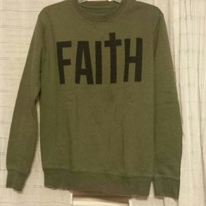 Dark green sweater