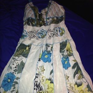 knee length floral dress