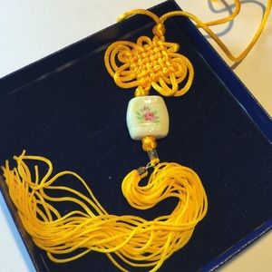 ⚡Flash sale⚡️Chinese knot/porcelain bead. necklace