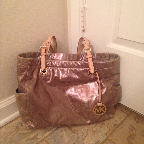 Michael Kors Large Gold Bag