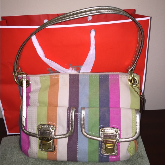 Coach Poppy Stripe Hippie