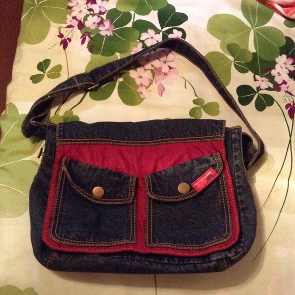 Unionbay Denim Messenger Bag