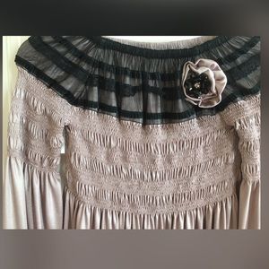 Light shiny pink shirt