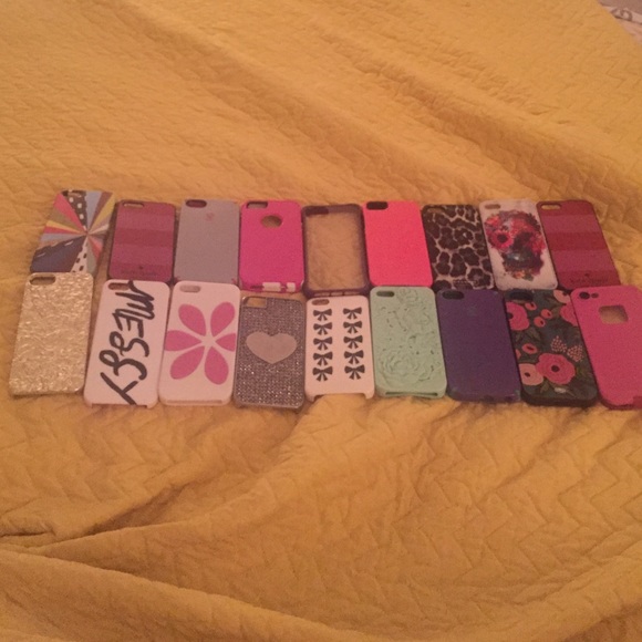 Set of iPhone 5/5s cases