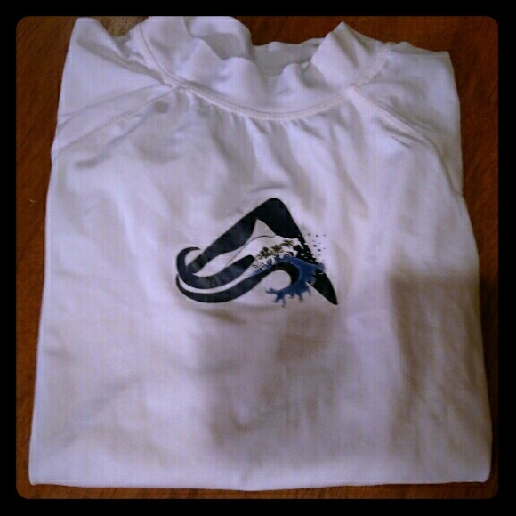 Boys swim shirt with u.v. protection