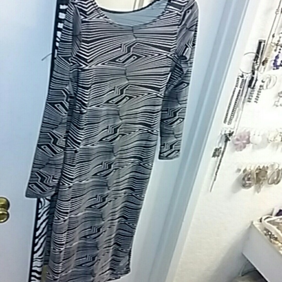 Black and White Dress