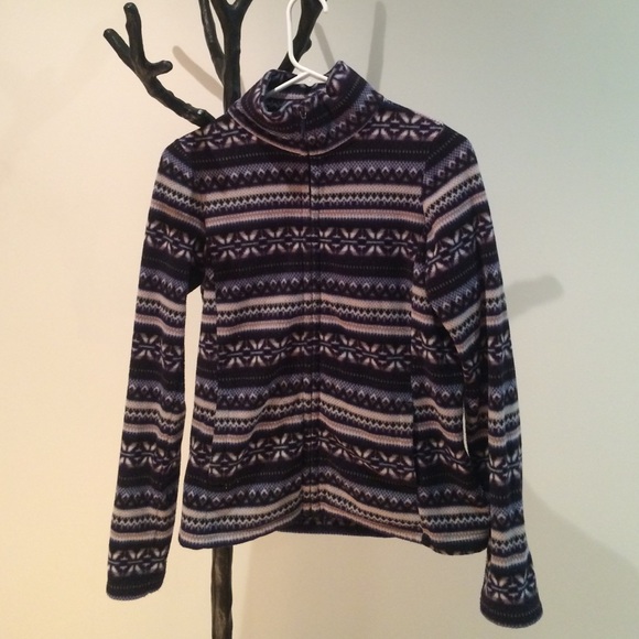 Polyester fleece zip up