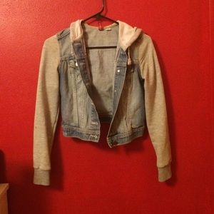 Denim Hoodie Jacket