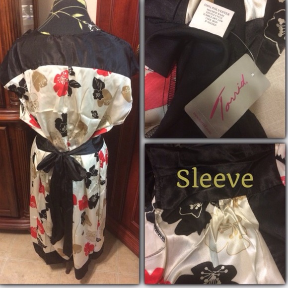 NWT Torrid kimono style dress in sz 20W - Picture 4 of 4