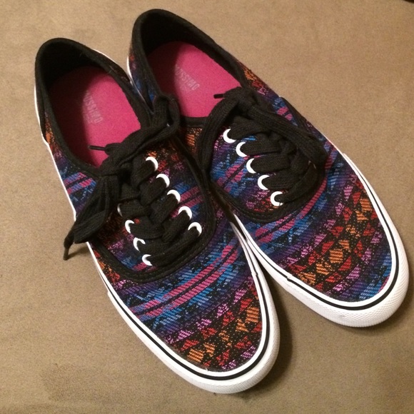 Tribal pattern sneakers