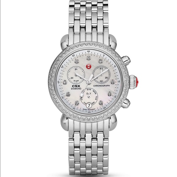 Michele diamond watch