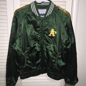 Oakland A's jacket-- NWOT