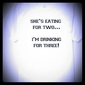 Funny men pregnancy shirt