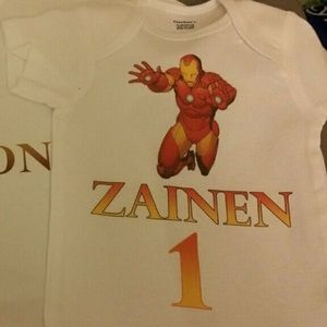 Iron man onesie