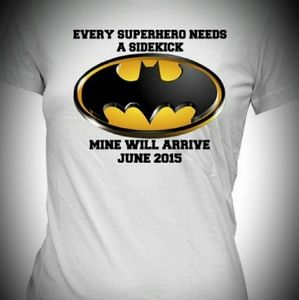 Pregnancy batman dad shirt