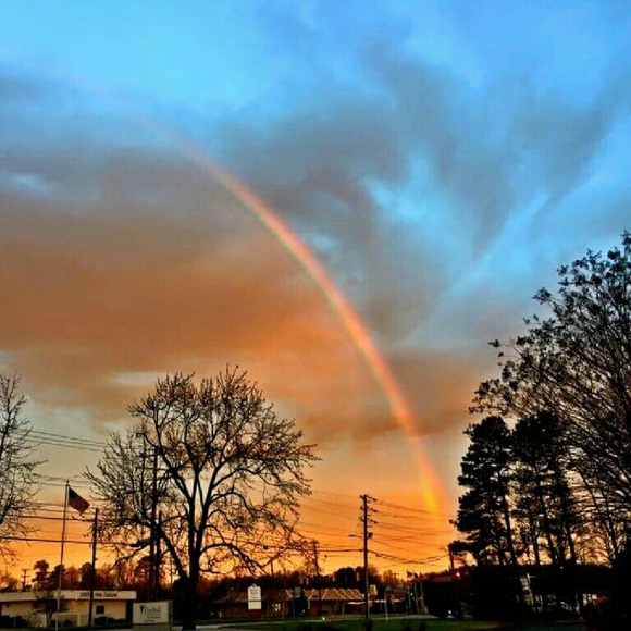 Rainbows on Christmas morning!