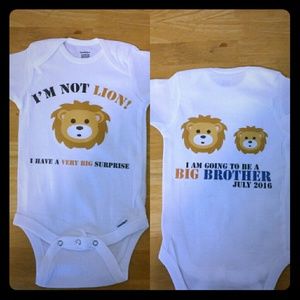 I'm not lion!!! Pregnancy announcement shirt