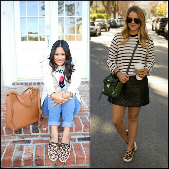 sam edelman leopard slip ons