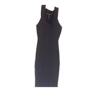 BCBG black rayon dress