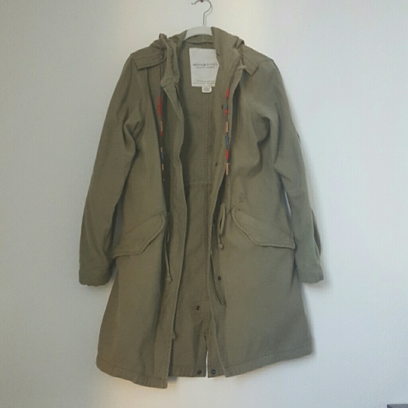 Denim & Supply hooded military jacket