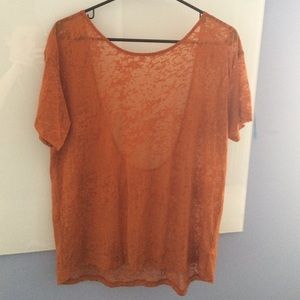 Orange/Brown Shirt