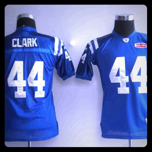 Colts #44 Dallas Clark Black Shadow Superbowl