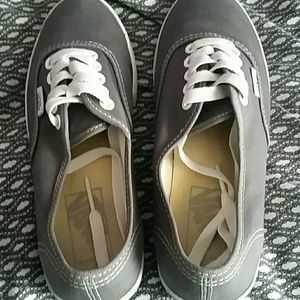 dark grey vans