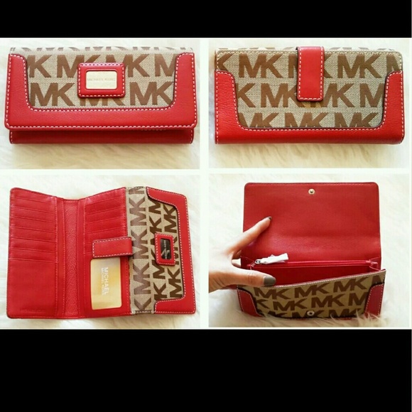 đź”´SOLDđź”´ NWT MICHAEL KORS | BROOKVILLE WALLET - Picture 2 of 4
