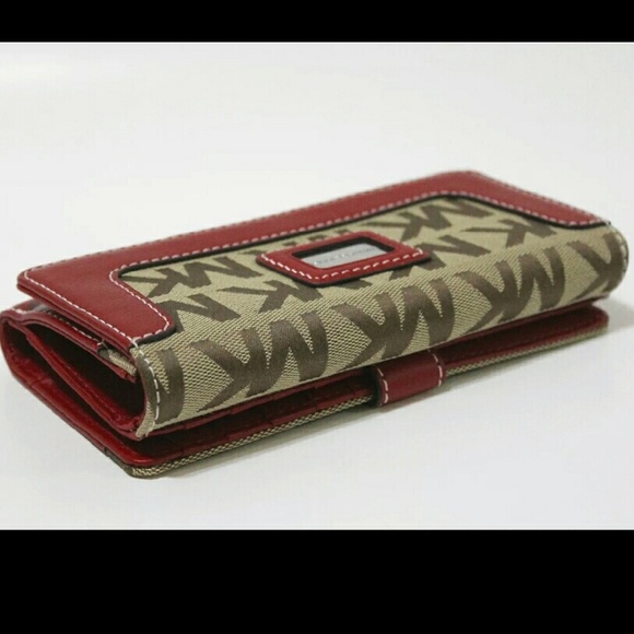 đź”´SOLDđź”´ NWT MICHAEL KORS | BROOKVILLE WALLET - Picture 3 of 4