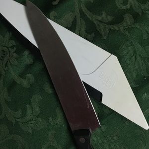 Pampered Chef knife and case, used.