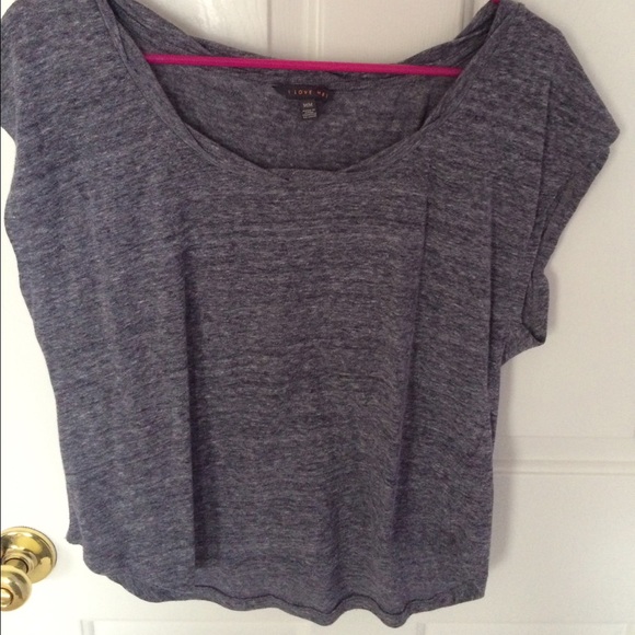Forever 21 Grey Crop Top
