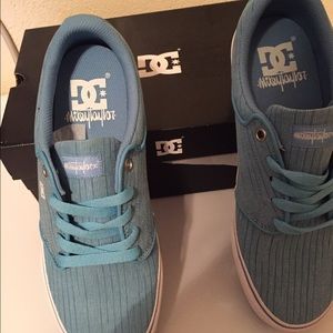 Brand new baby blue Dc womens skate shoes