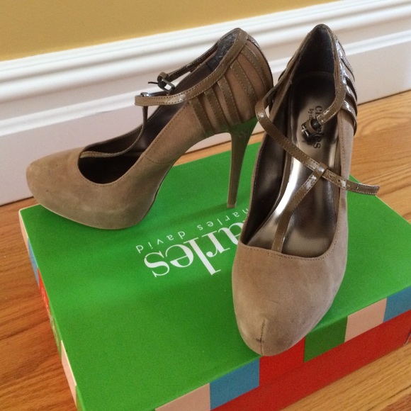 Charles David - suede Mary Janes