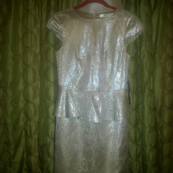 Kensie Peplum Dress, nwt
