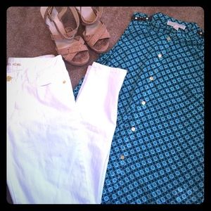 Michael Kors Button Down Top!