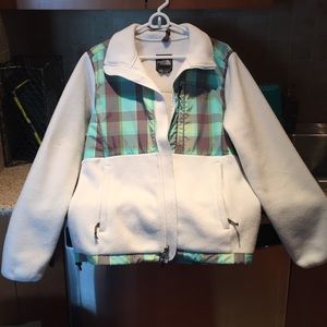 North face Burberry look. Unique