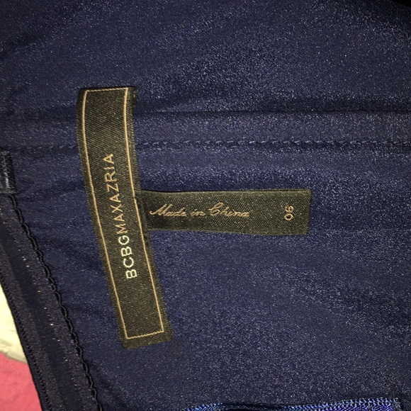 Blue BCBG ruffle dress - Picture 2 of 2