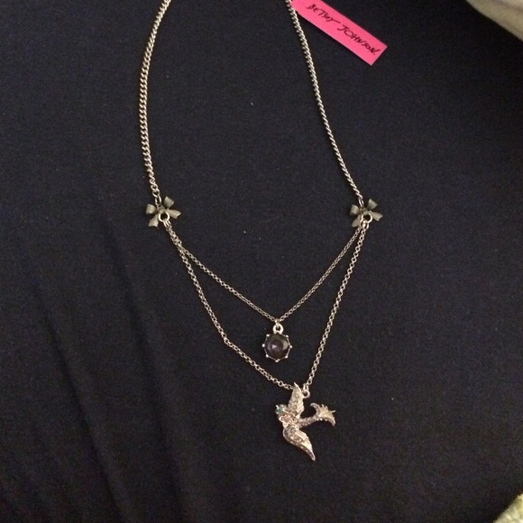 Betsey Johnson sparrow necklace - Picture 1 of 3