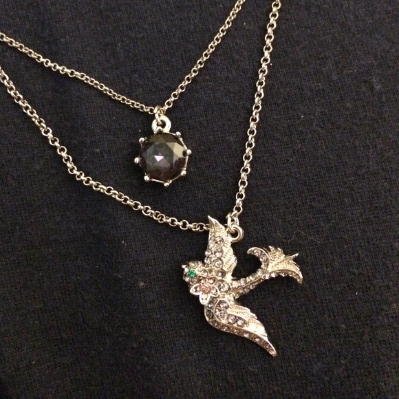 Betsey Johnson sparrow necklace - Picture 2 of 3