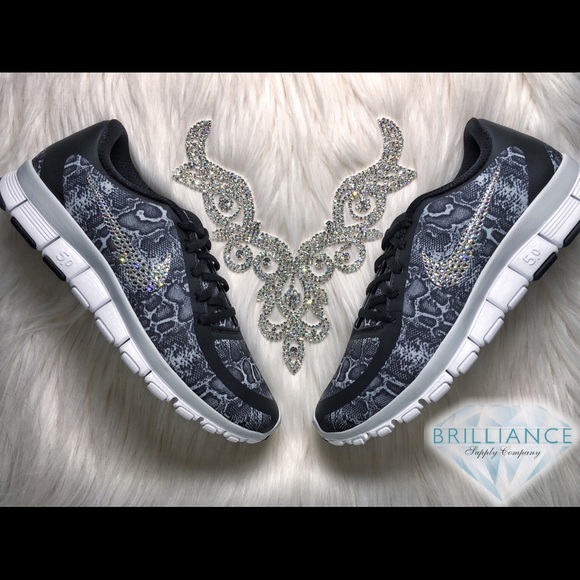 Nike Free 5.0 Snakeskin Print Swarovski Crystals - Picture 3 of 4