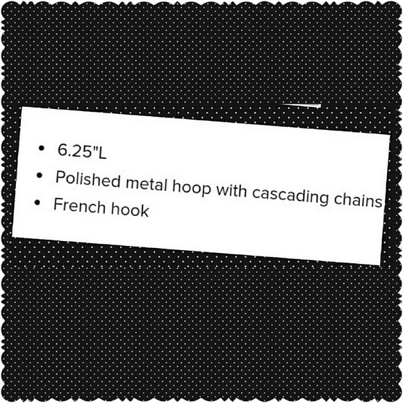 HP DATE STATEMENT EARRINGS - Picture 2 of 4